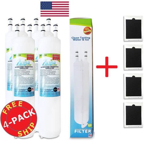 4 Zuma Water filters Brand Compatible ULTRAWF Water & Ice Filter + Odor Filters